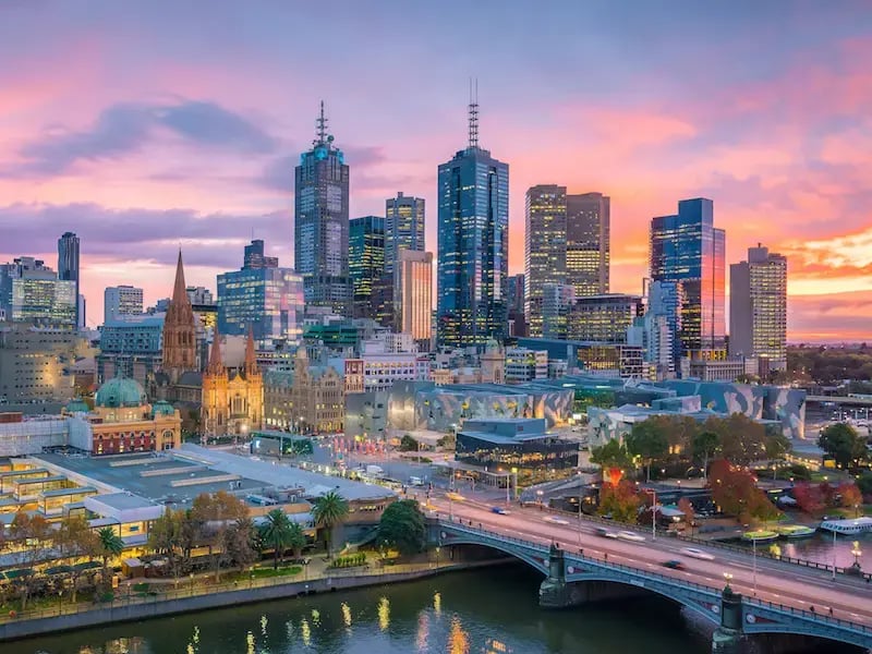 melbourne skyline 