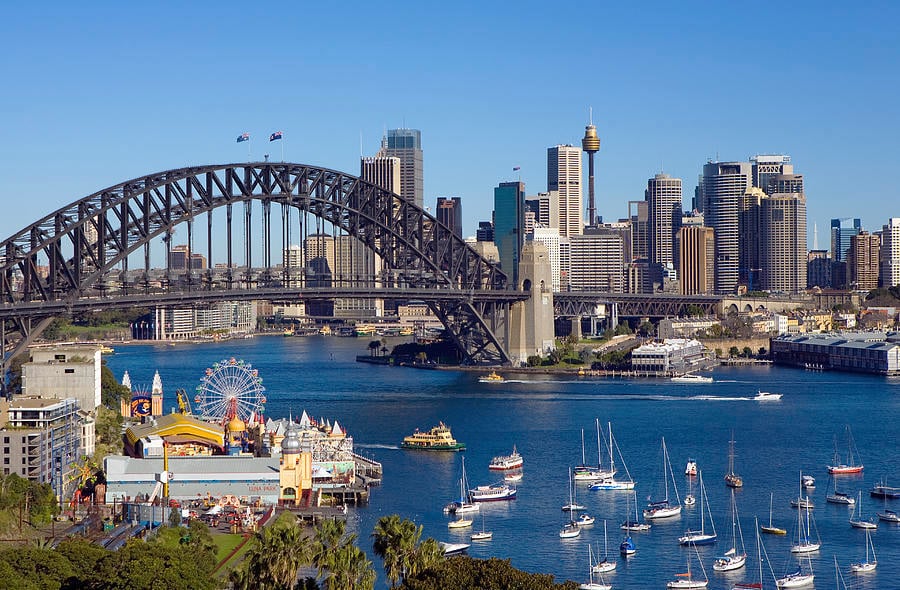 sydney bridge no opera house